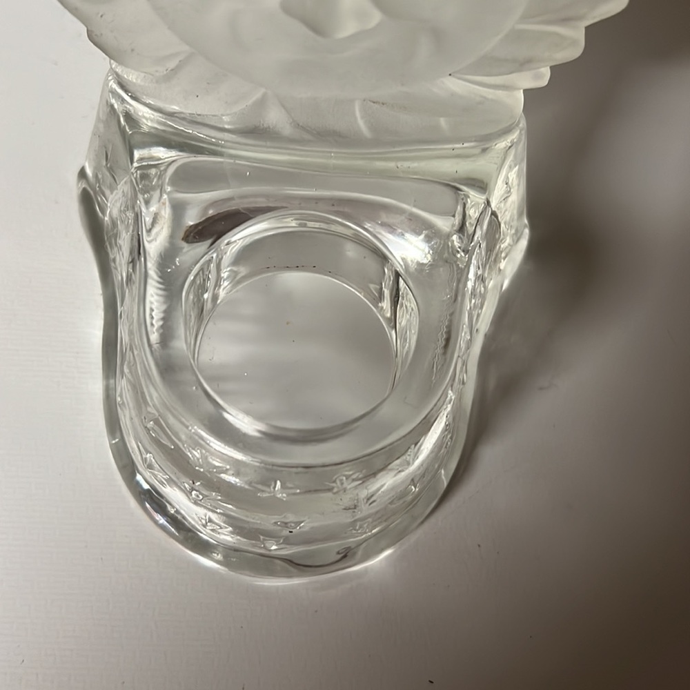 Vintage Frosted Sun Celestial Votive/Tea light Candle Holder Partylite - Picture 3 of 4